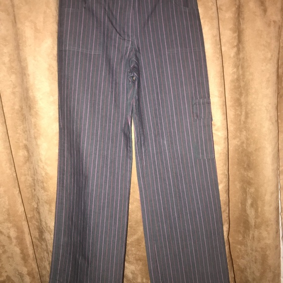 Lilly Pullitzer denim color stripe pants - Picture 3 of 7